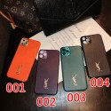 YSL/イブサンローラン ペアお揃い アイフォン12mini/12 pro maxケース 女性向け iphone 11/xs/x/8/7ケース ビジネス ストラップ付きアイフォンiphone11pro/11promaxケース ファッション経典 メンズ